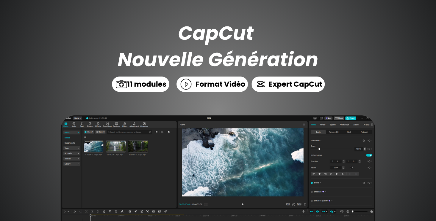 CapCut Nouvelle Génération